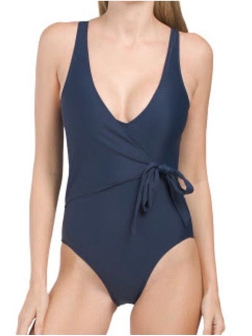 The Perfect Wrap One Piece in Navy